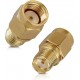  Adaptadores RP-SMA Macho para SMA Fêmea 