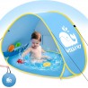 Tenda de Praia para Bebé com Piscina - Proteção UV e Fácil Montagem