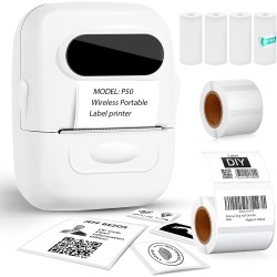  Mini Impressora Bluetooth Portátil de Etiquetas Autocolantes
