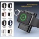 Carregador Portátil Sem Fios com 1800mAh para Apple Watch (Séries 1 ao 8/SE)
