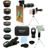 Kit de Lentes para Telemóvel 10 em 1