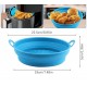 Cesta Dobrável em Silicone Anti-aderente para Air Fryer