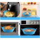 Cesta Dobrável em Silicone Anti-aderente para Air Fryer
