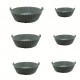 Conjunto de 6 Forros de Silicone para Air Fryer em Diferentes Tamanhos