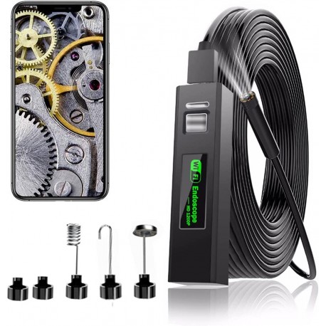 Câmara de Inspeção Endoscópica WiFi Sem Fios para Android/iOS