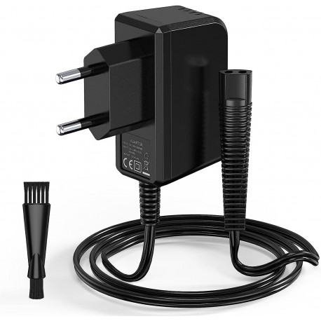 Carregador de Máquina de Barbear 12V Compatível com Braun Series 9 e Outros