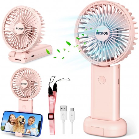 Ventilador Portátil USB Recarregável 3-em-1