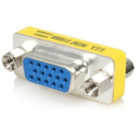 Adaptador Para União VGA Fêmea - VGA Fêmea 