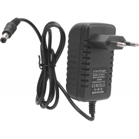  Carregador de Bateria de Lítio 25,2V 1A Para Trotinete Elétrica Ninebot KickScooter E2