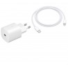 Carregador USB-C / Type-C Fast Charging 35W + Cabo USB-C para Lightning (1 m)