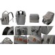 Mochila Multifuncional para Fraldas com Berço Extensível