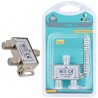 Adaptador Spliter de Cabo Coaxial 2-Vias