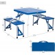 Conjunto de Mesa e Cadeiras Dobráveis para Campismo
