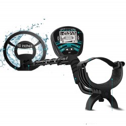  Detector de Metais à Prova de Água com 5 Modos de Trabalho, Ecrã LCD
