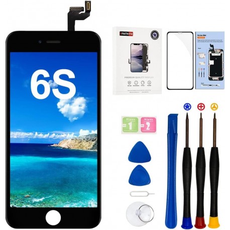 Kit de Substituição de Ecrã LCD 4,7" para iPhone 6S - Preto