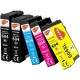 Pack de 5 Cartuchos de Tinta Compatíveis com Epson 604XL