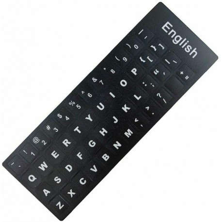 Adesivos de Teclado QWERTY Americano de Alta Qualidade