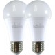 Pack de 2 Lâmpadas LED E27 9W com Sensor Crepuscular 