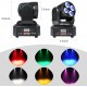 Cabeça Móvel Profissional DMX512 RGBWA/UV 50W para Iluminação de Cenário 