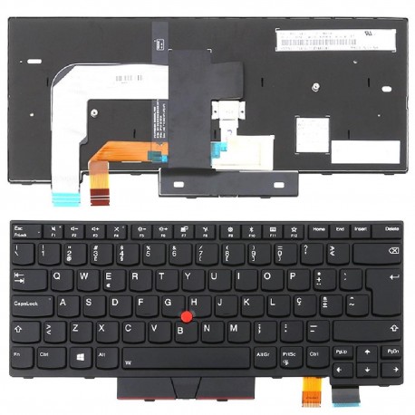 Teclado de Substituição para Portátil Lenovo Thinkpad T460, T470