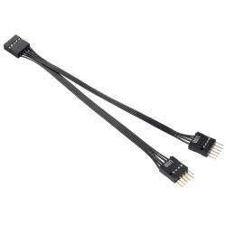 Distribuidor USB de 9 Pinos para Placa-Mãe: Adaptador USB 2.0 de 1 para 2