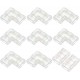 Conjunto de Conectores COB LED sem Solda 