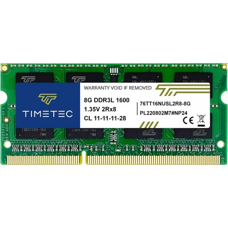 Módulo de Memória RAM Timetec 8GB DDR3L 1600 MHz para Portátil