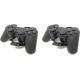 Kit Duplo de Comandos Gamepad para PS1 e PS2