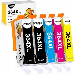 Pack de Cartuchos de Tinta Compatíveis 364XL para HP 