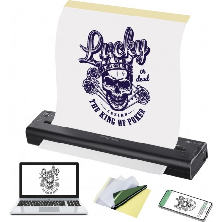 Impressora Térmica Bluetooth para Tatuagens