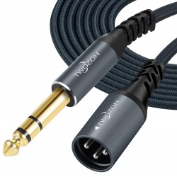 Cabo Áudio Profissional XLR para Jack 6,35 mm