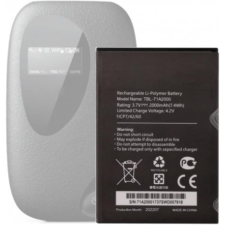 Bateria de Substituição TBL-71A2000 