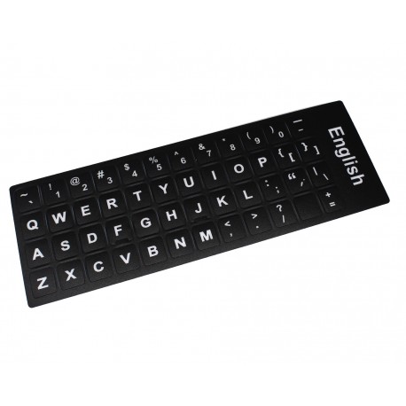 Teclado autocolante para correcção de outros idiomas para Inglês