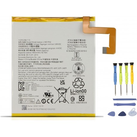 Bateria de Substituição para Lenovo Smart Tab M10 - Modelo L18D1P32