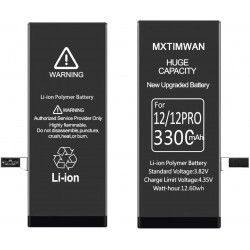 Bateria de Alta Capacidade 3300 mAh para iPhone 12/12 Pro 