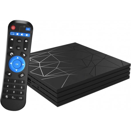   Smart TV Box Android 10.0- 4GB RAM, 32GB ROM, 6K, WiFi 2.4G, HDMI, 3D - Transforme a sua Televisão