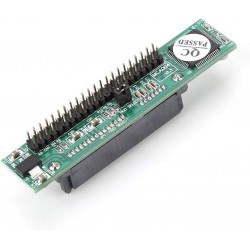 Adaptador Conversor HDD SATA Fêmea para IDE 44 Pin Macho de 2,5 Polegadas 