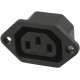 Conector IEC C13 Feminino para Montagem em Painel Chassis - 15A, 250V