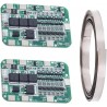 Pack de 2 Placas de Proteção de Bateria de Lítio 6S 15A 24V 