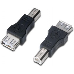 Adaptador USB Fêmea Tipo A para USB Macho Tipo B