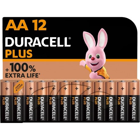 Duracell Plus AA (Pack de 12) 