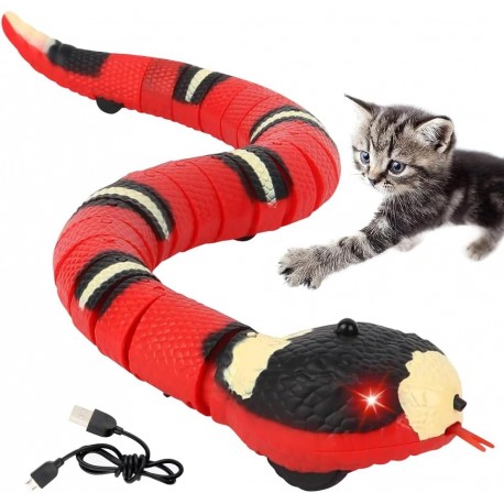 Serpente Elétrica Interativa para Gatos 