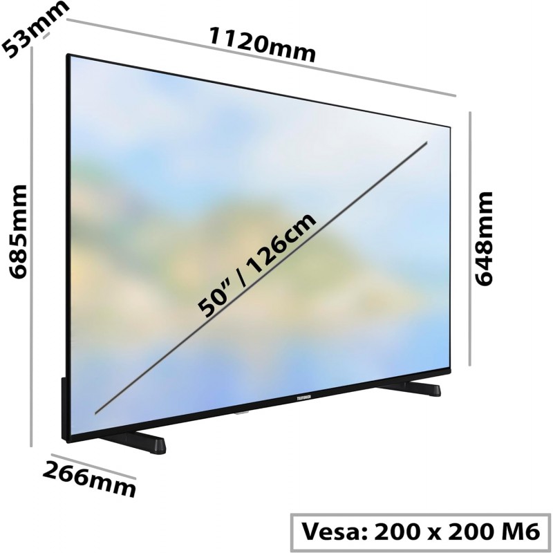 Android TV Telefunken 50DTUA724 de 50'' - Oservidor.pt
