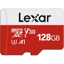 Cartão de Memória MicroSDXC Lexar de 128GB