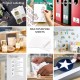 10 Folhas de Papel Autocolante de Vinil A4 Impermeável