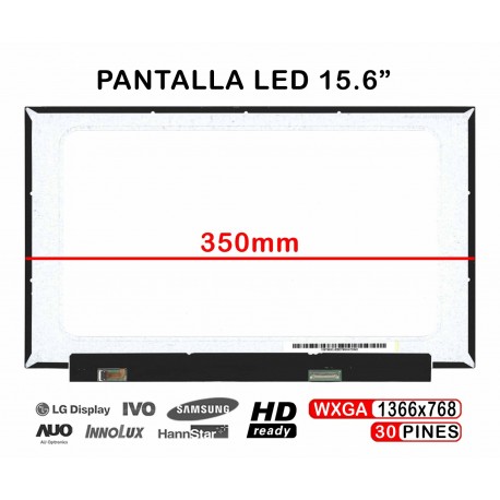 ECRÃ LED 15.6'' WXGA HD para Portátil - Modelo NT156WHM-N40