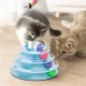  Torre Interativa com 4 Bolas para Gatos