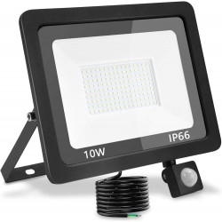 Foco LED Exterior 10W com Sensor de Movimento