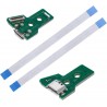 Kit de Substituição JDS-055 com Cabo de Fita 12 Pinos para  PS4 Pro e Slim