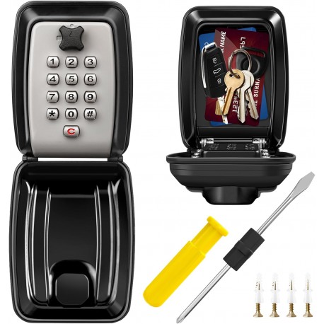 Cofre de Segurança para Chaves com Combinação de 12 Dígitos 